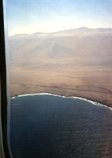 La costa chilena, entre Iquique y Arica